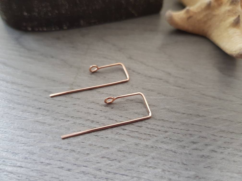 Variety Pack 2 | Handmade 14K Rose Gold Filled Ear Wires | 4 Pairs