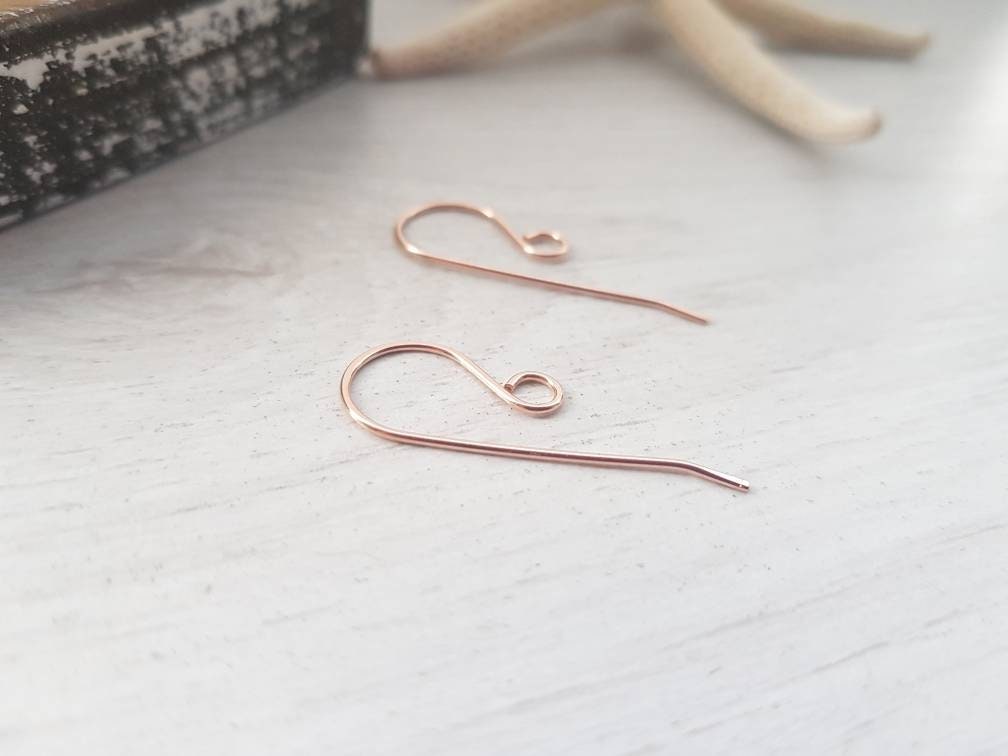Variety Pack 5 | Handmade 14K Rose Gold Filled Ear Wires | 4 Pairs