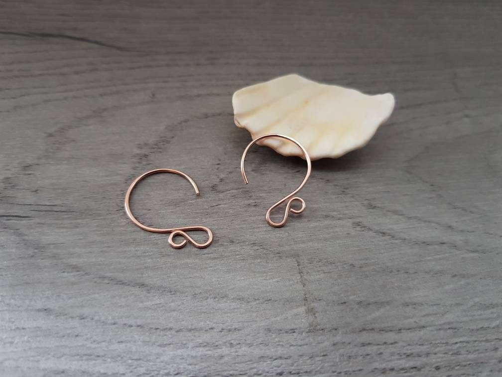 Variety Pack 2 | Handmade 14K Rose Gold Filled Ear Wires | 4 Pairs
