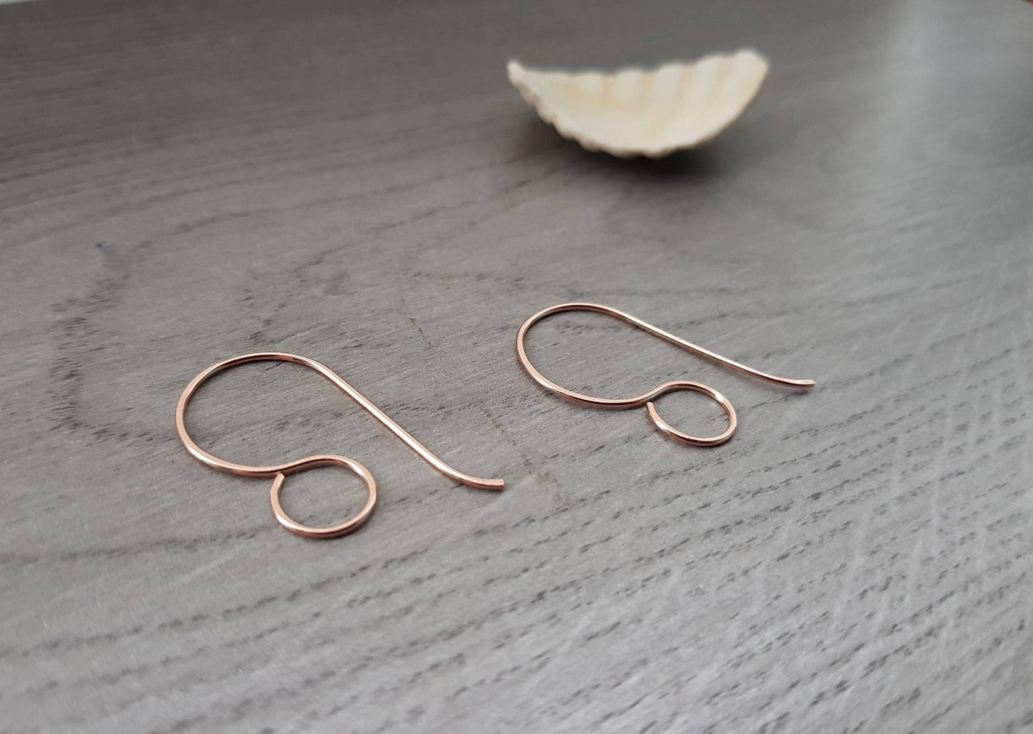 Variety Pack 2 | Handmade 14K Rose Gold Filled Ear Wires | 4 Pairs