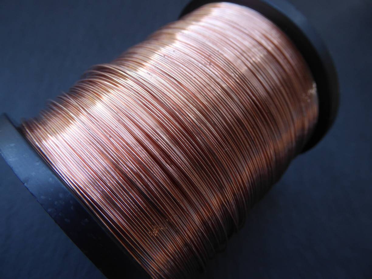 28g (0.315mm) Bare Copper Round Wire | Dead Soft | 15 Metres