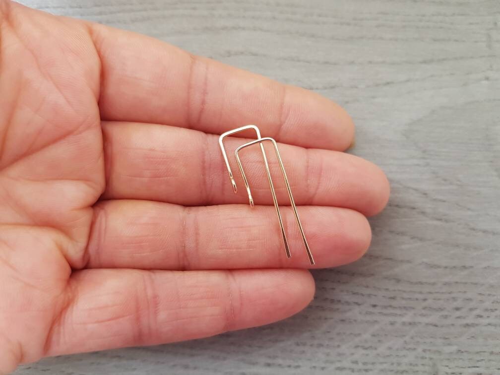 Orion | 14K Gold Filled Square Handmade Ear Wires | 1/5/10 Pairs