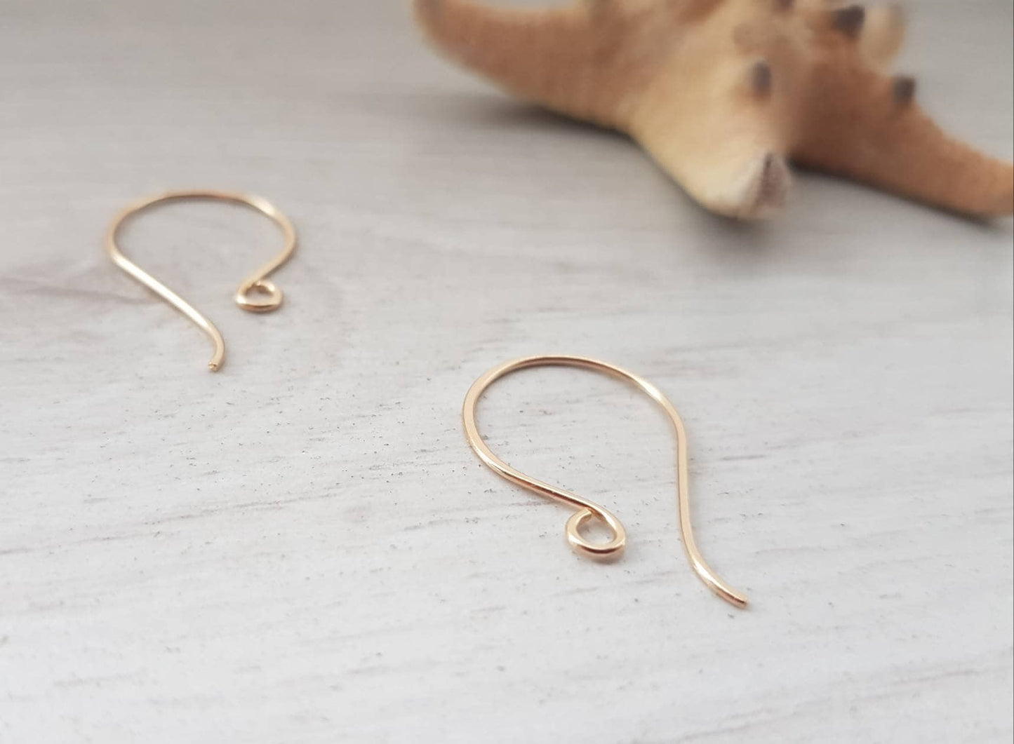 Vega | Round French 14k Gold Filled Ear Wires | Handmade Findings | 1/5/10 Pairs