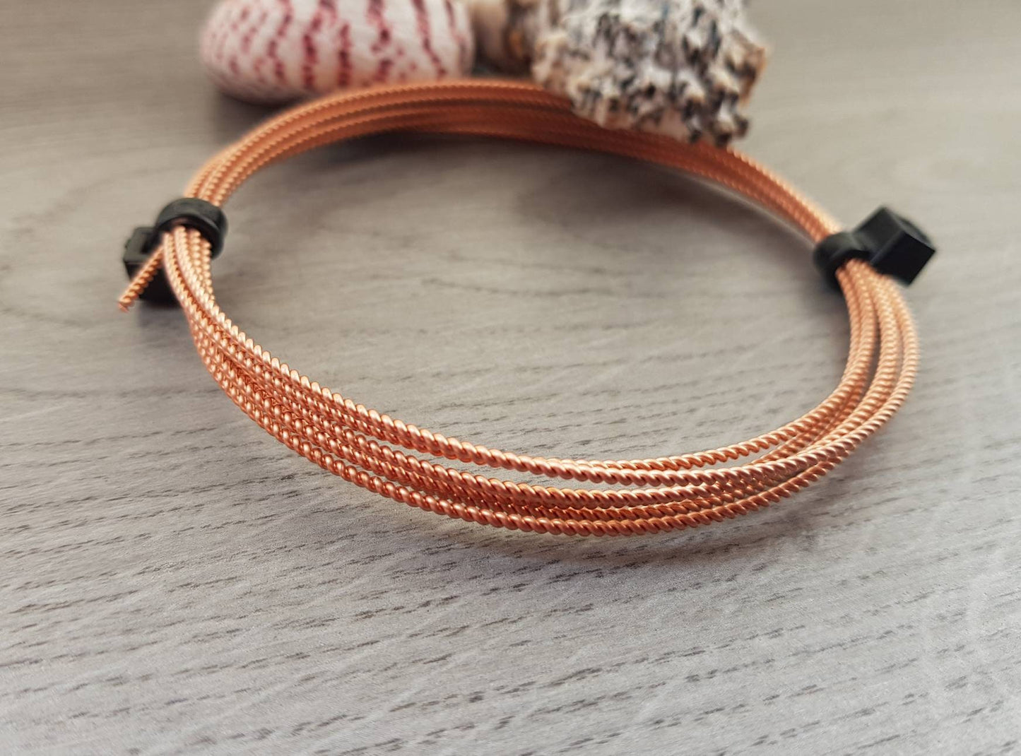 20g Twisted Copper Wire | Bare Dead Soft Wire | 5 Ft Lengths | 1.5mm Diameter