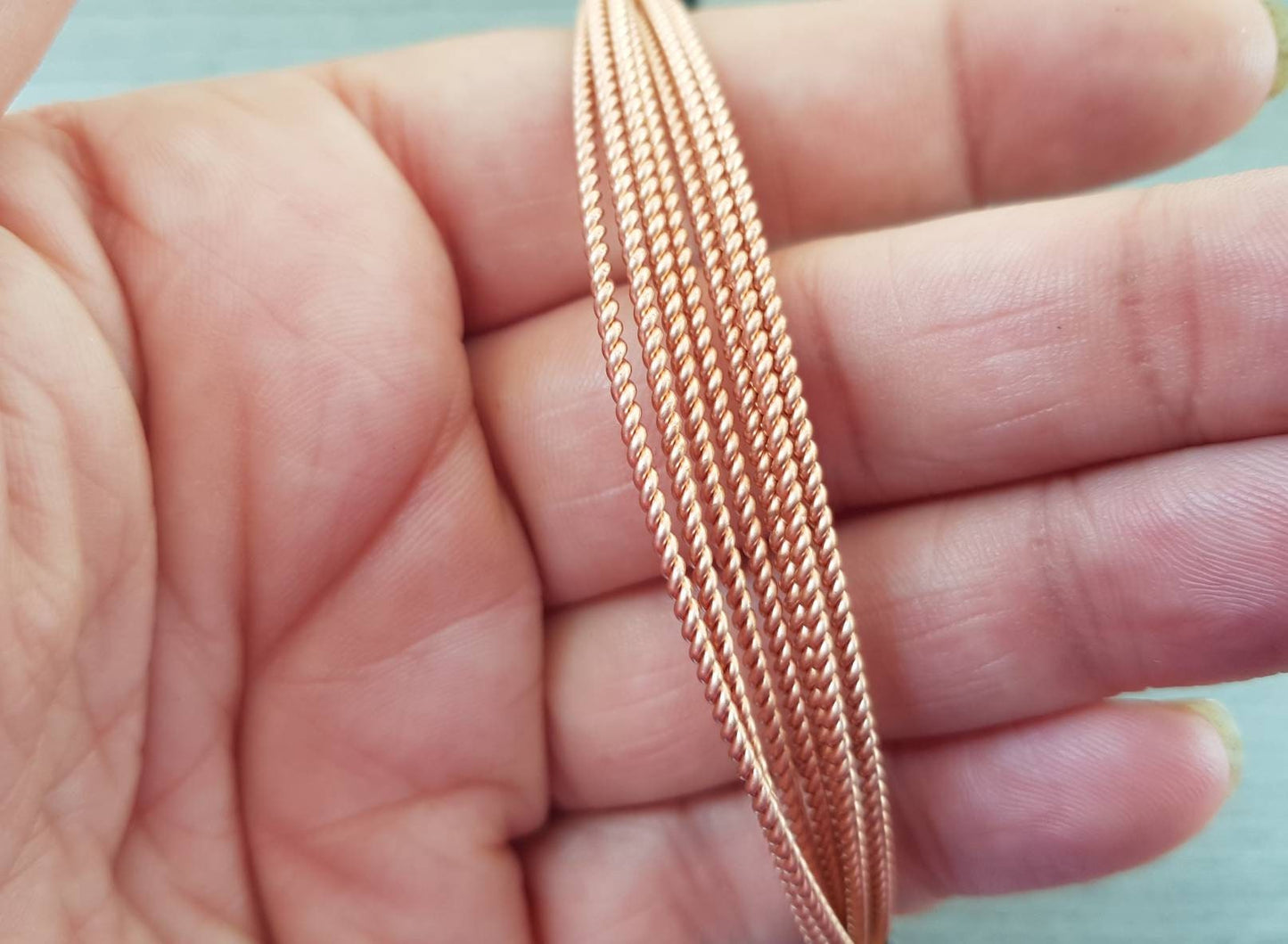 20g Twisted Copper Wire | Bare Dead Soft Wire | 5 Ft Lengths | 1.5mm Diameter