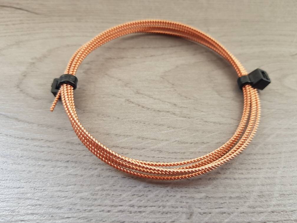 20g Twisted Copper Wire | Bare Dead Soft Wire | 5 Ft Lengths | 1.5mm Diameter