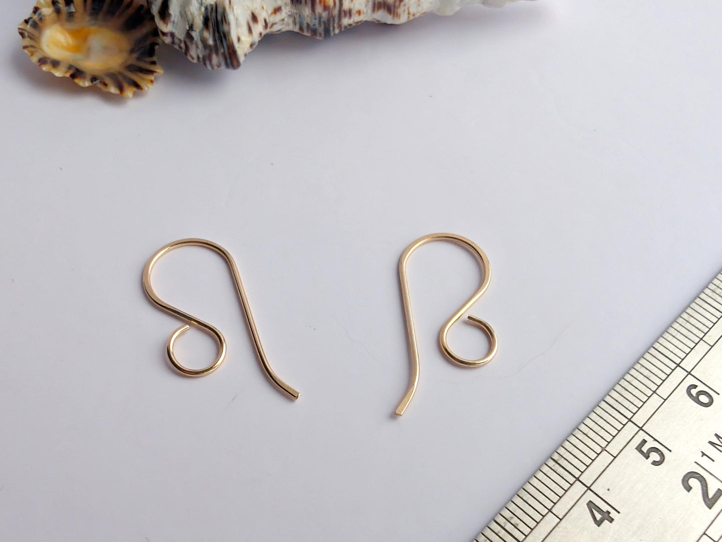 Nebula | Mini French Hook Ear Wires | 14K Gold Filled | 1/5/10 Pairs