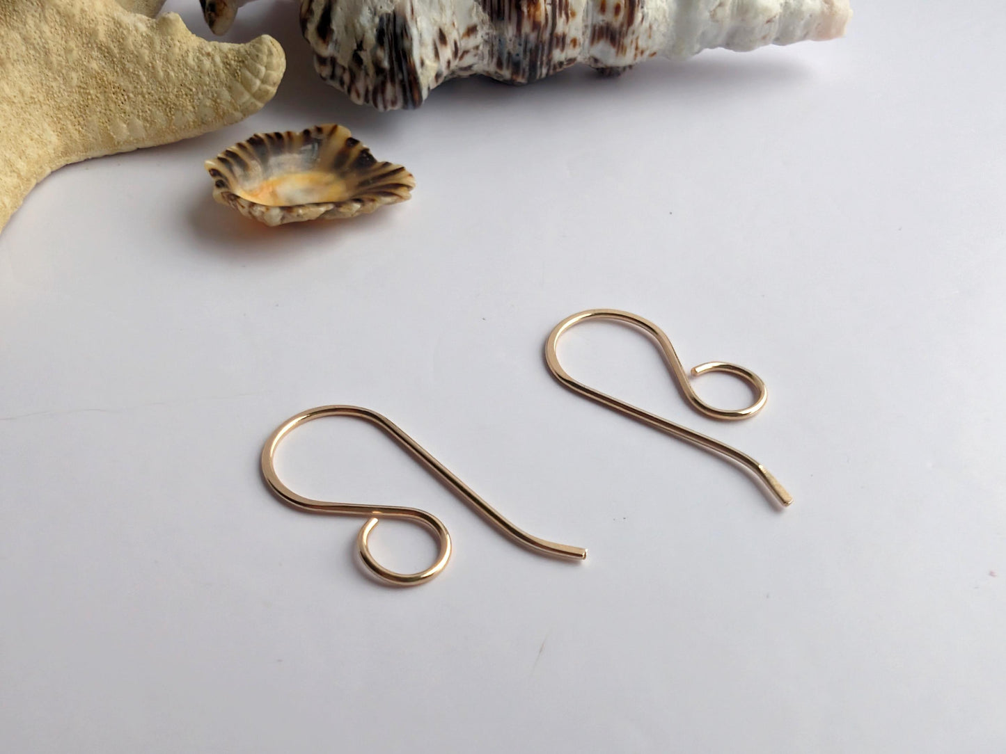 Nebula | Mini French Hook Ear Wires | 14K Gold Filled | 1/5/10 Pairs