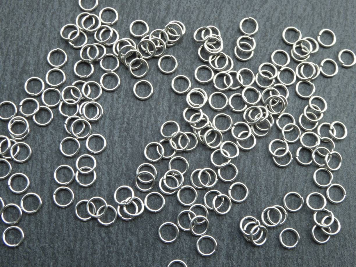 5mm Stainless Steel Jump Rings | 21 Gauge Wire | Open Jump Rings