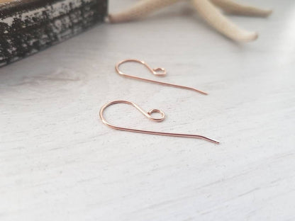 Variety Pack 5 | Handmade 14K Rose Gold Filled Ear Wires | 4 Pairs