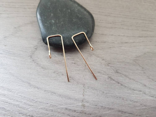 Orion | 14K Gold Filled Square Handmade Ear Wires | 1/5/10 Pairs