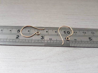 Vega | Round French 14k Gold Filled Ear Wires | Handmade Findings | 1/5/10 Pairs