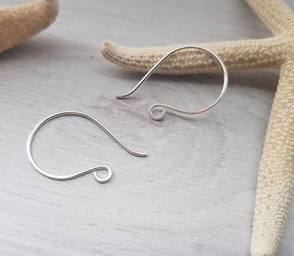 Vega | Round French 14k Gold Filled Ear Wires | Handmade Findings | 1/5/10 Pairs