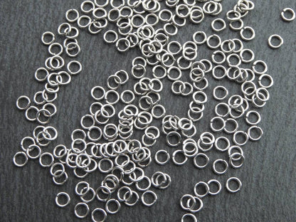 4mm Stainless Steel Jump Rings | 21g Wire | 50 pcs