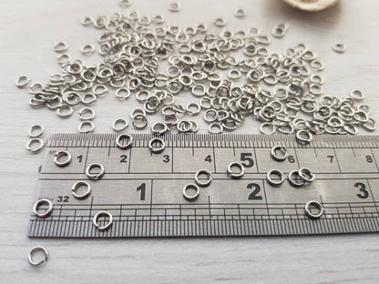 4mm Stainless Steel Jump Rings | 21g Wire | 50 pcs