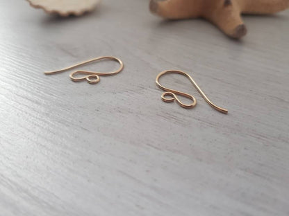 Rhea | 14K Gold Filled Mini Handmade Ear Wires | 1/5/10