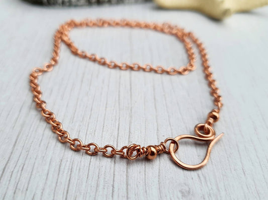 Finished Copper Oval Cable Chain | 3.42 x 4.08mm Links