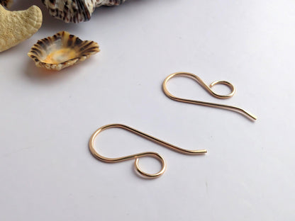 Nebula | Mini French Hook Ear Wires | 14K Gold Filled | 1/5/10 Pairs