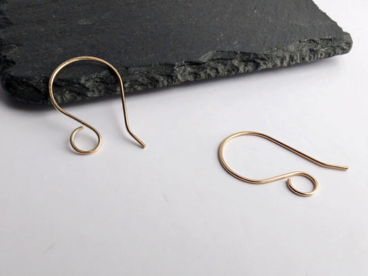 Atria | 14K Gold Filled Large Loop Ear Wires | 1/5/10 Pairs