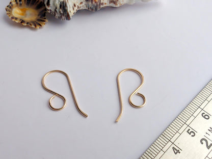Nebula | Mini French Hook Ear Wires | 14K Gold Filled | 1/5/10 Pairs