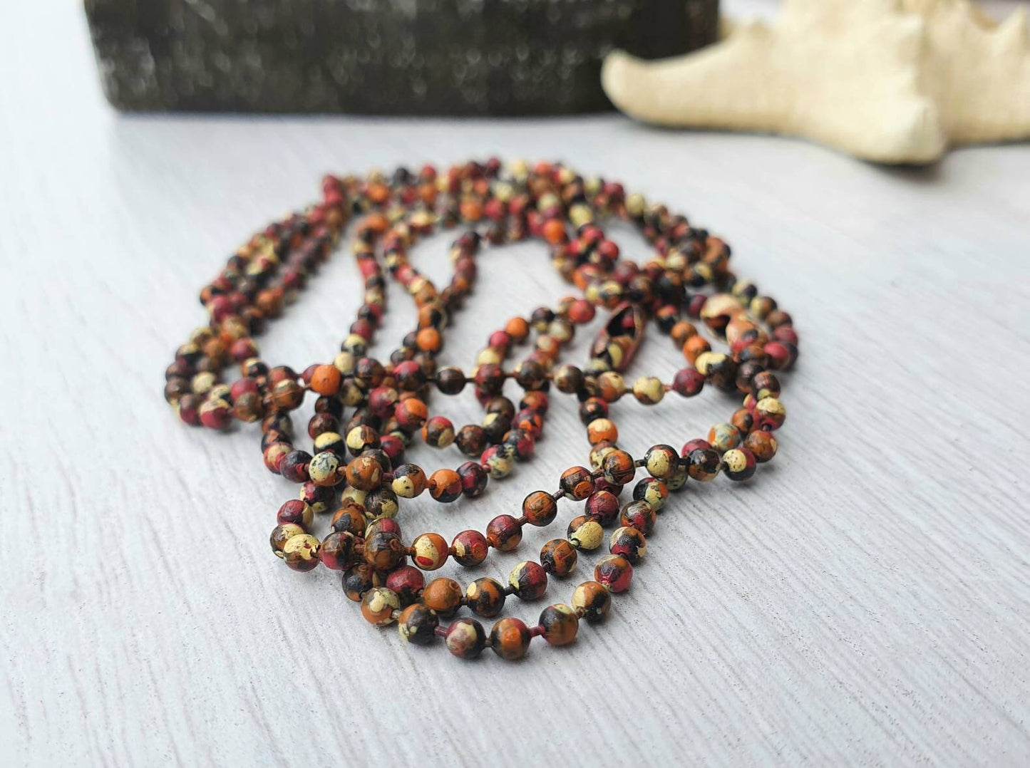 2.4mm FALL Patina Copper Ball Chain | Finished Chain | Choice of Length