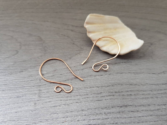 Lyra | Large Bronze Ear Wires | Handmade Ear Wires | 5/10/20 Pairs