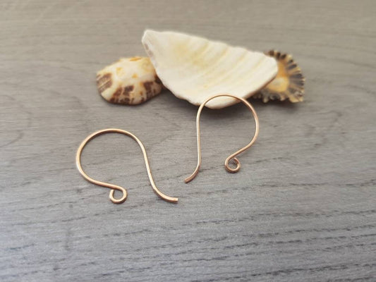 Vega | Raw Bronze Handmade Ear Wires | 5/10/20 Pairs
