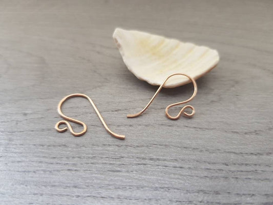 Rhea | Mini Bronze Handmade Ear Wires | 5/10/20 Pairs